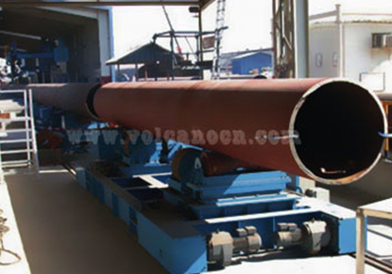 Pipe processing line
